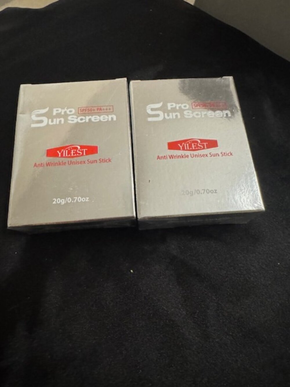 Pro Sunscreen by Yilest SPF50+PAA+++ Anti Wrinkle Sun Stick 0.70 oz 2-Pk